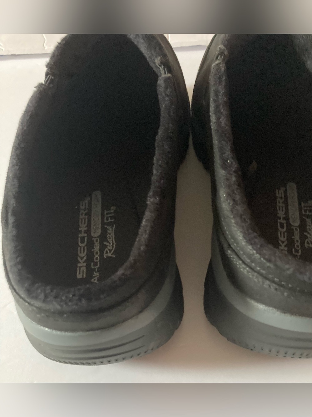 Skechers womens SZ 9 Black open back slip on clogs - Picture 5 of 9